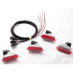 6Q0947411 Door Alarm Lamp Light Red WIth Lamp-socket Lamp holder For VW Beetle Golf 6Q0 947 411 6Q0 947 411 A 1J0 947 411 E
