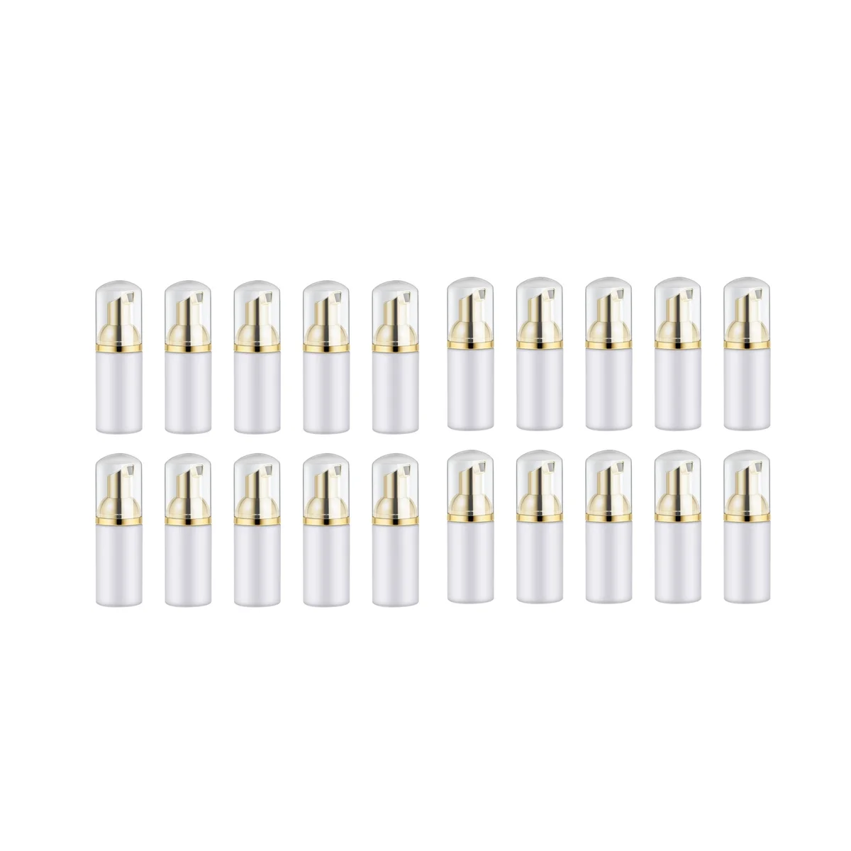 20 قطعة 30 مللي زجاجة رغوة بلاستيكية موزع سائل موس الصابون ، رغوة الشامبو غسول تعبئة زجاجات الرغوة-ABPX