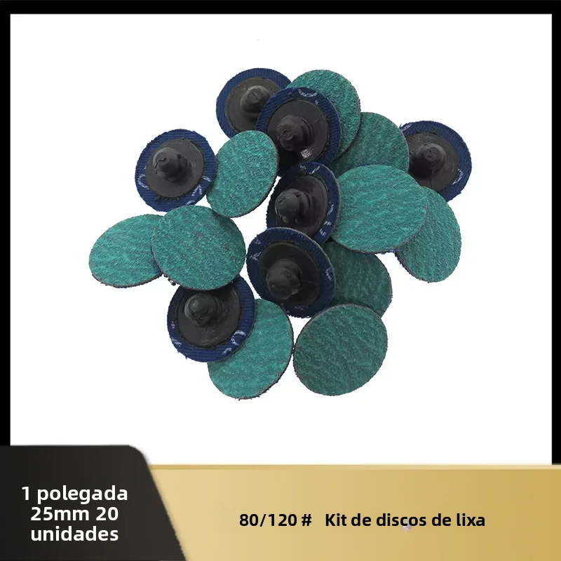 20-pecas-discos-de-troca-rapida-de-1-polegada-25mm-para-condicionamento-de-superficies-grao-80-120-para-preparacao-de-superficies-desbaste-polimento-remocao-de-rebarbas-ferrugem-e-tinta