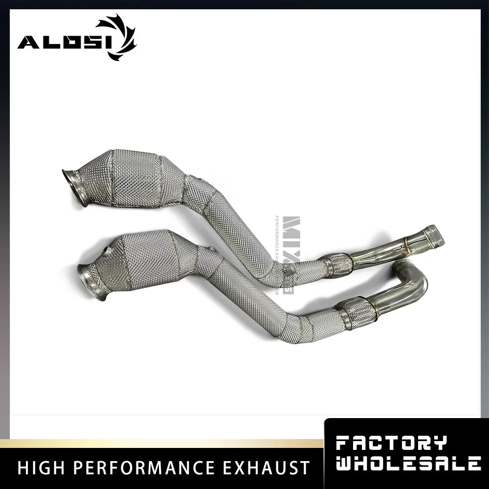 

For Bentley Flying Spur W12 6.0T 2019-2022 Downpipe High Performance Exhaust Conversion Racing Performance Power Enhancement