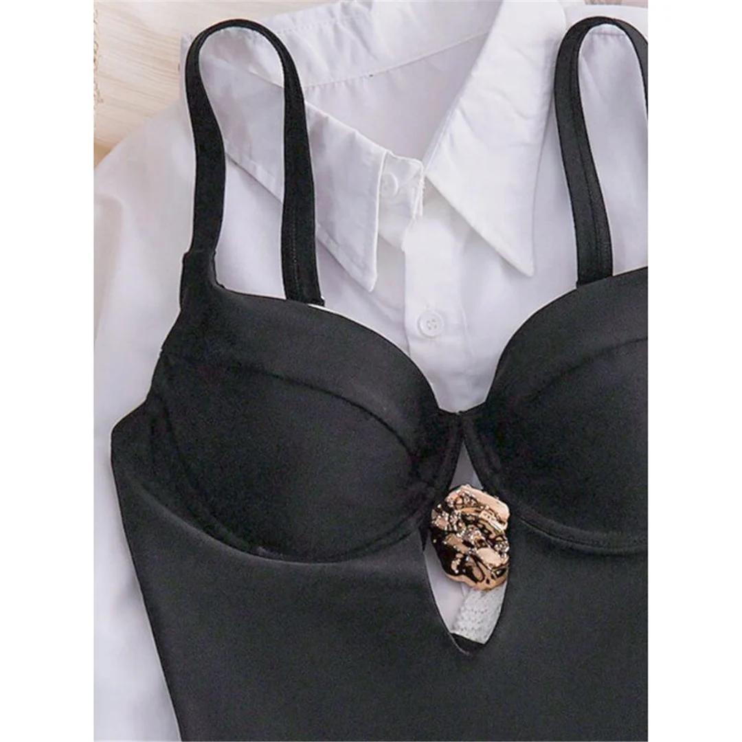 S - XL 2026 Neuer Cut-Out-Badeanzug mit Bügel, einteiliger Badeanzug für Damen, Badebekleidung, Monokini mit hohem Beinausschnitt, Badeanzug, Schwimmanzug V7961 – Detail 5
