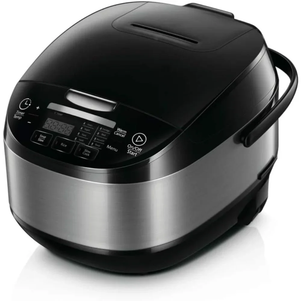 Rice Cookers, 11 Presets 10 Cup Ultra Capacity, Auto Keep Warm & 24-Hr Delay Timer, Rice Cookers