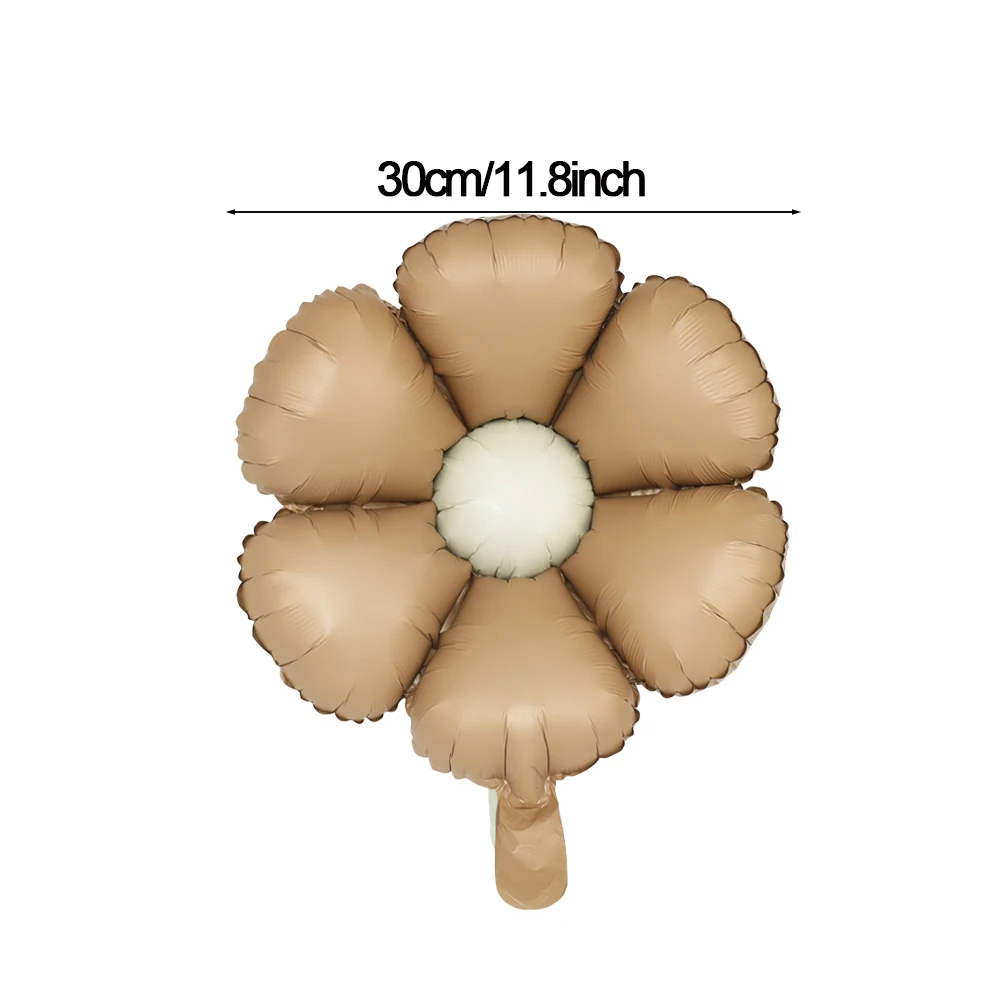 5 stücke Matt Candy Daisy Ballon Aluminium Folie Ballons Sonnenblumen Ballons Mädchen Baby Dusche Geburtstag Party Foto Requisiten Hochzeit Decor – Detail 6