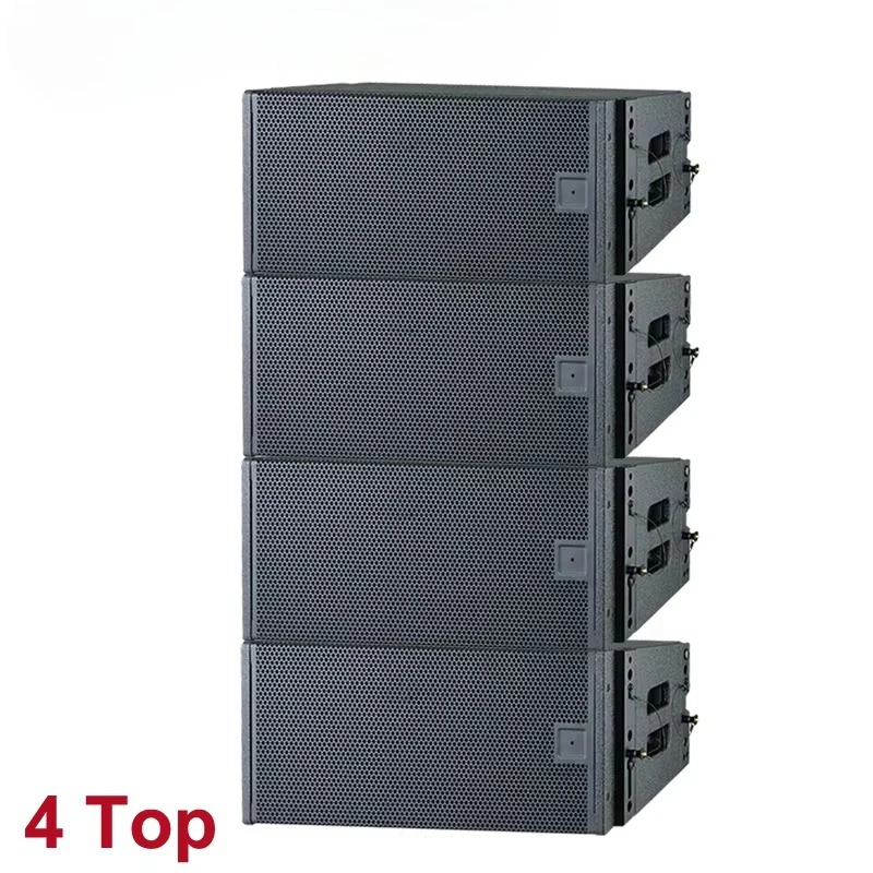 Double 10 Inch Line Array Loud Speaker with Crossover Inside Professional Speaker Full Frequency Speaker for Indoor Stage