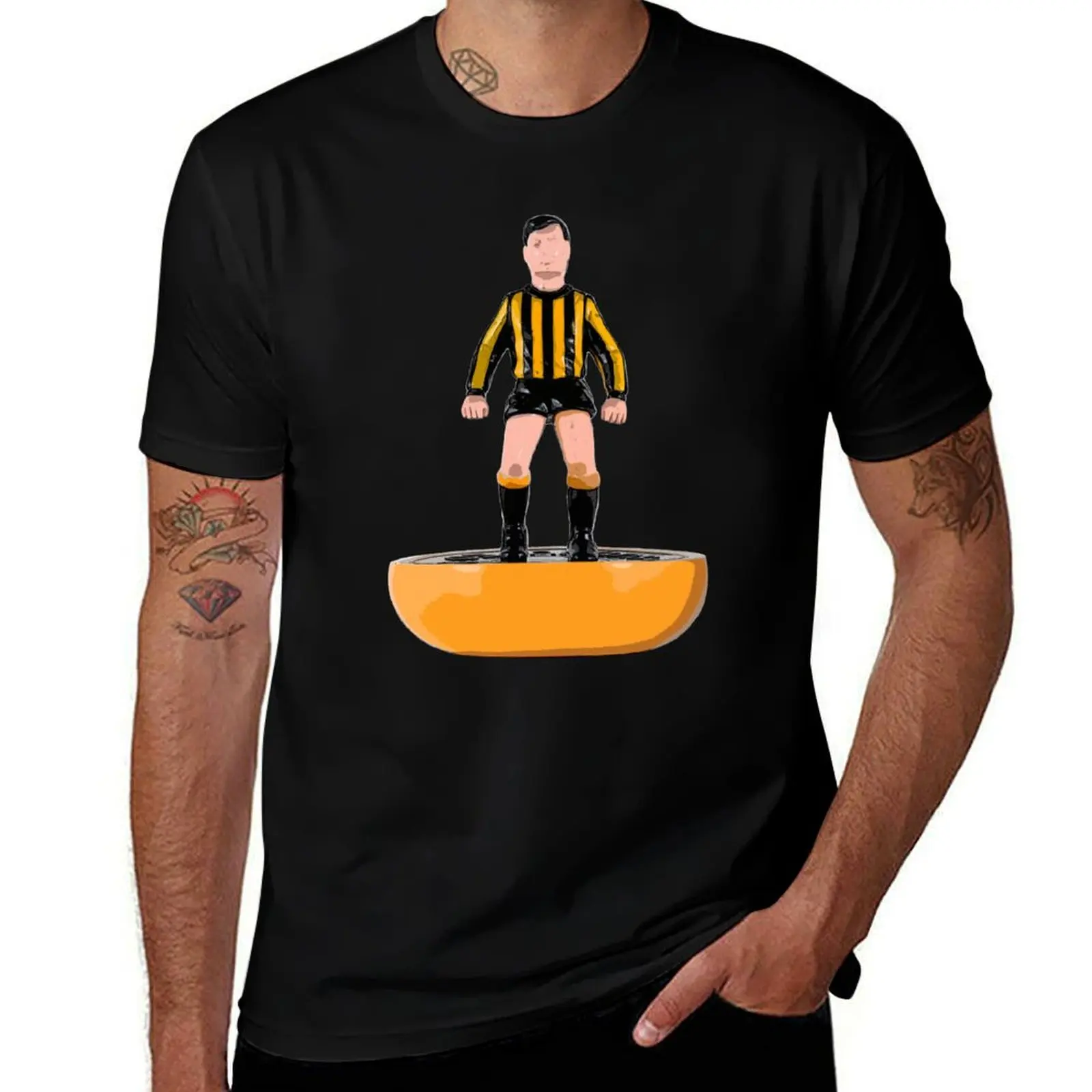 Hull, Berwick, East Fife, Cambridge United and Berwick subbuteo football design T-Shirt Big and Tall Short Sleeve Tee T-Shirt