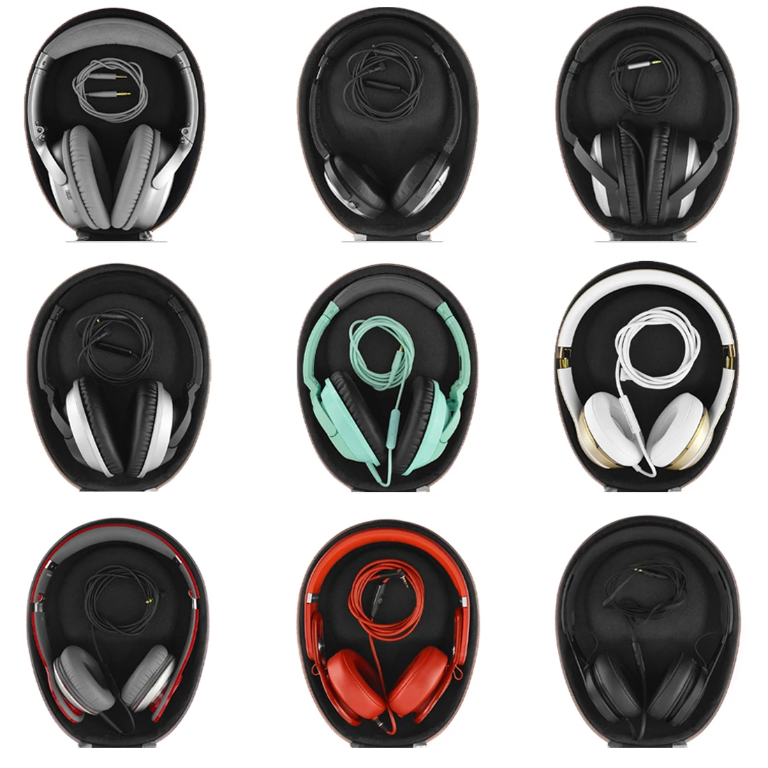 Geekria funda protectora Compatible con Beats Studio Pro, Solo3.0, Solo2.0, SoloHD, EP, auriculares Mixr