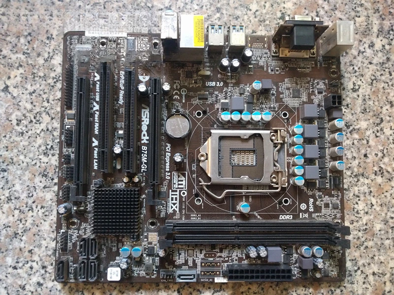 For ASROCK/ASRock Technology B75 PRO3-M B75 Pro3 Zh77 Z77 B75m1155 Main Board