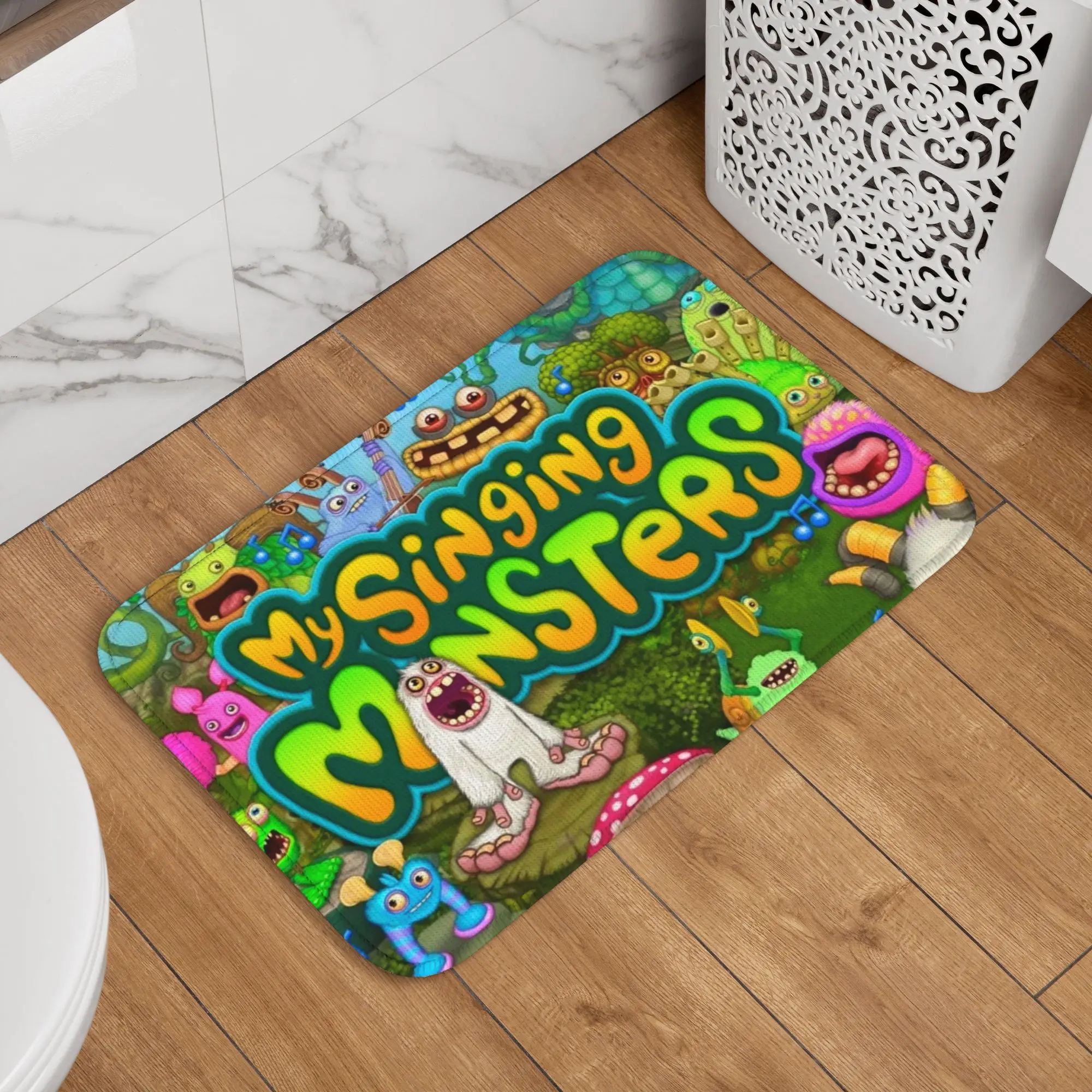 Personalized My Singing Monsters Doormat Mat Anti-Slip  Bathroom Kitchen Toilet Rug Carpet 40*60cm