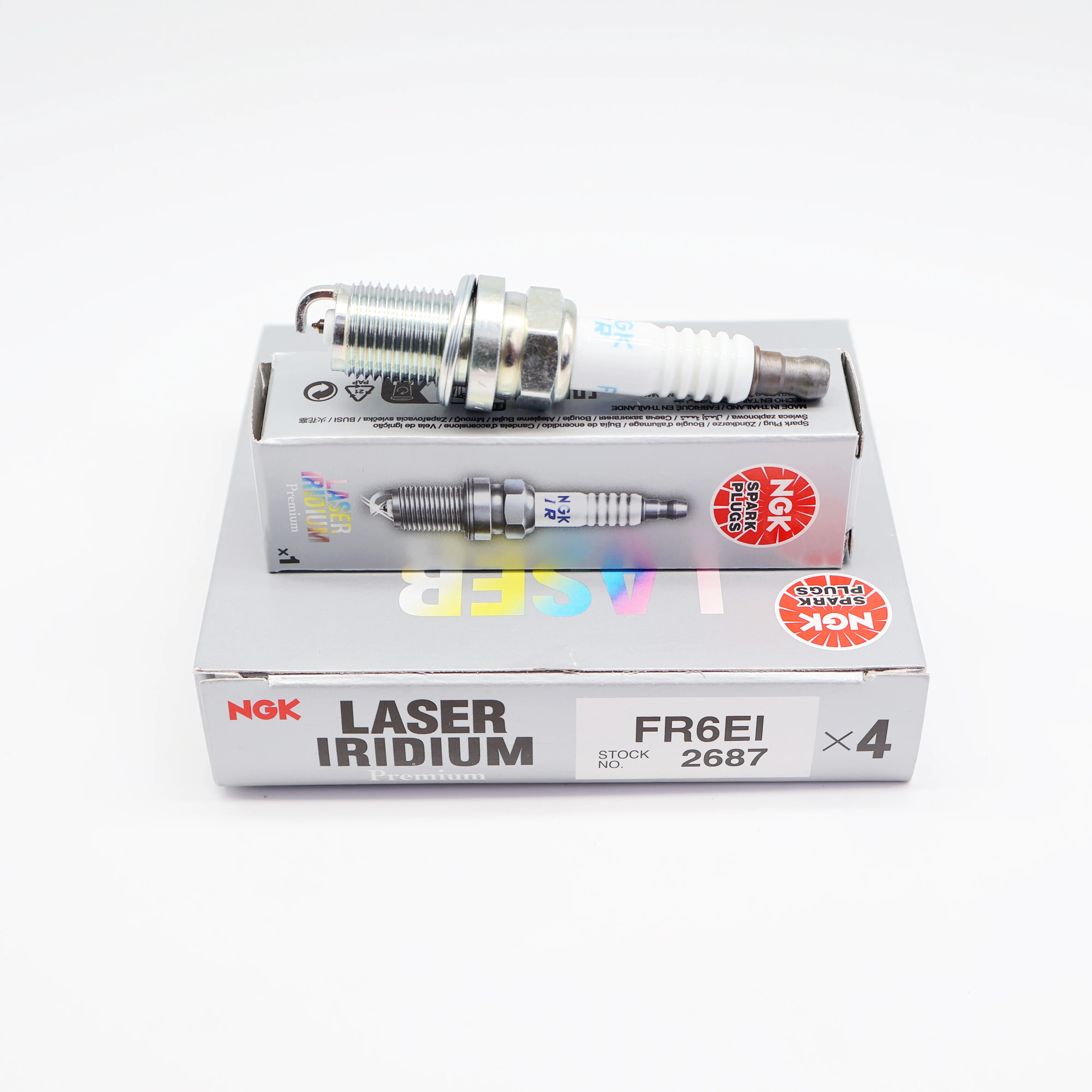 NGK Laser Iridium Spark Plug FR6EI 2687 Original Genuine Product for MITSUBISHI OEM:MN163236,MN163807