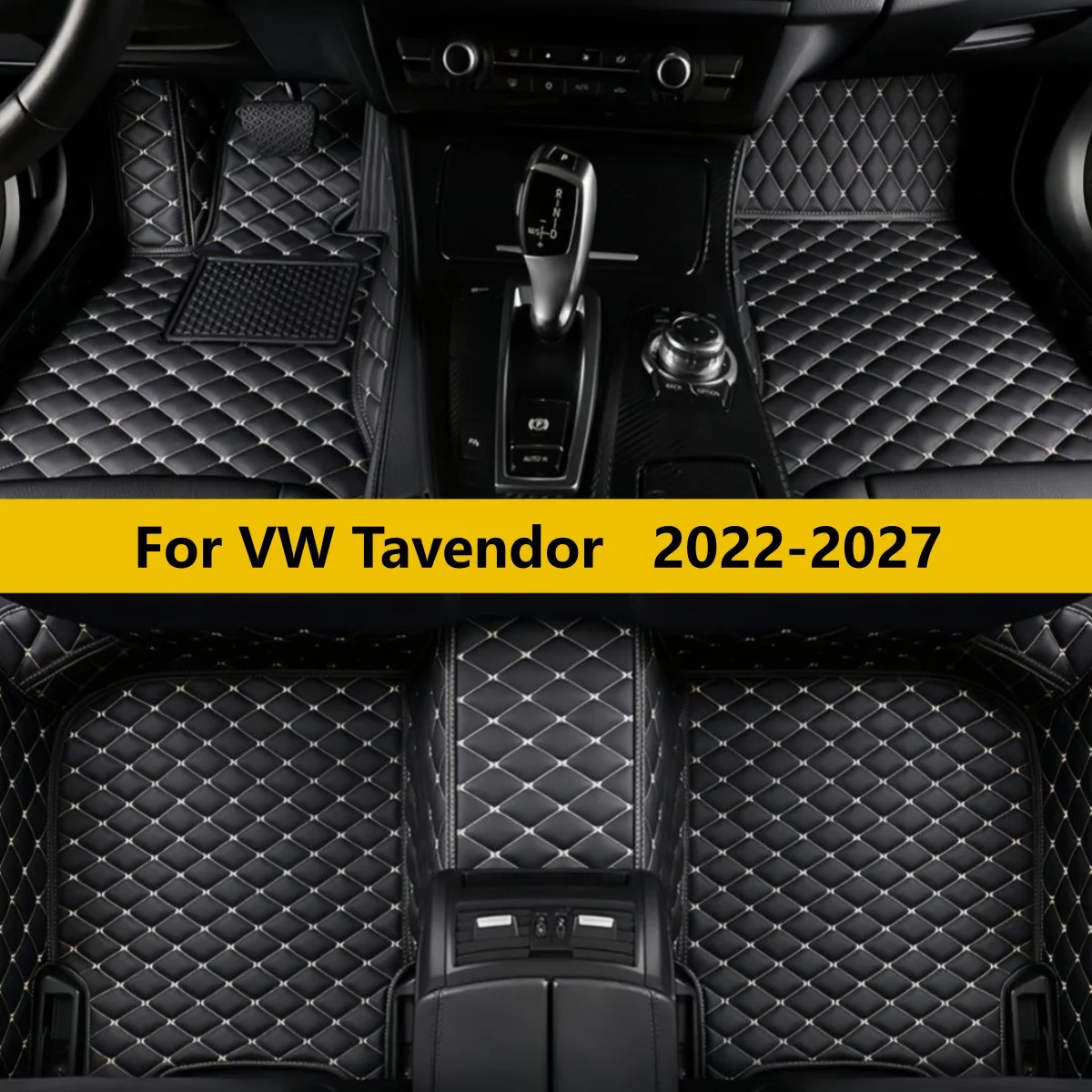 

Custom Leather Car Floor Mat For Volkswagen VW Tavendor 2022 2023 2024 2025 2026 2027 Auto Carpets Foot Coche Accessorie