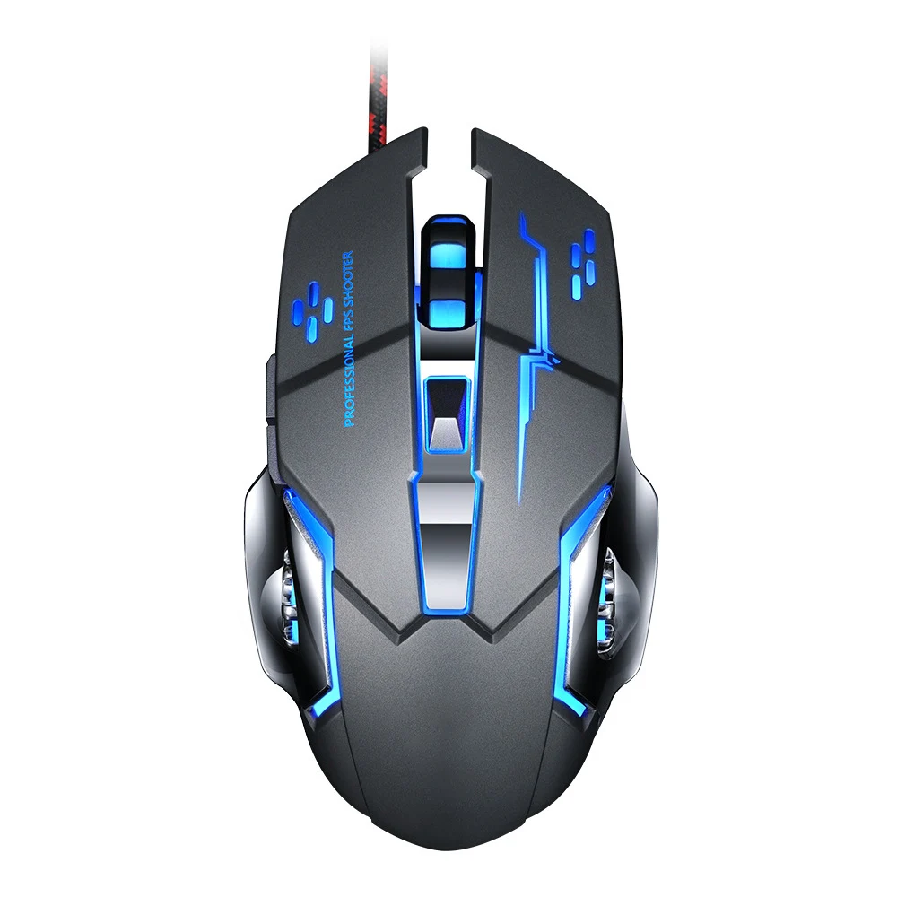 V6 Gaming Mouse Office Luminous Wired Mechanical Mouse
