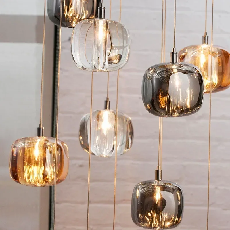 

Loft Ceiling Chandelier Living Room Luxury Design Stair Lighting Crystal Led Light Bedroom Dining Hanging Lamp Kitchen Lustre