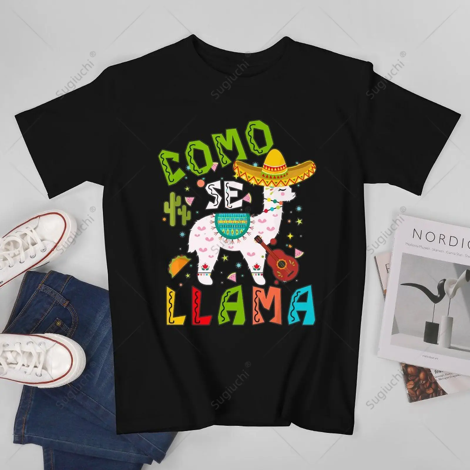 Unisex Men Cinco De Mayo Como Se Llama Animal Funny Mexican Tshirt Tees T Shirts Women Boys 100% Cotton T-Shirt