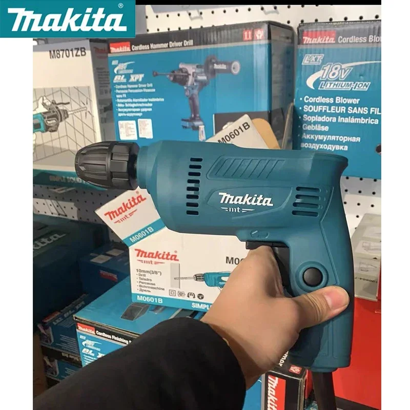 MAKITA M0601B Hand Power Drill 220V 350W 10mm Wired Electric Screw Driver Tool Home Used Multi-function Electric Drill