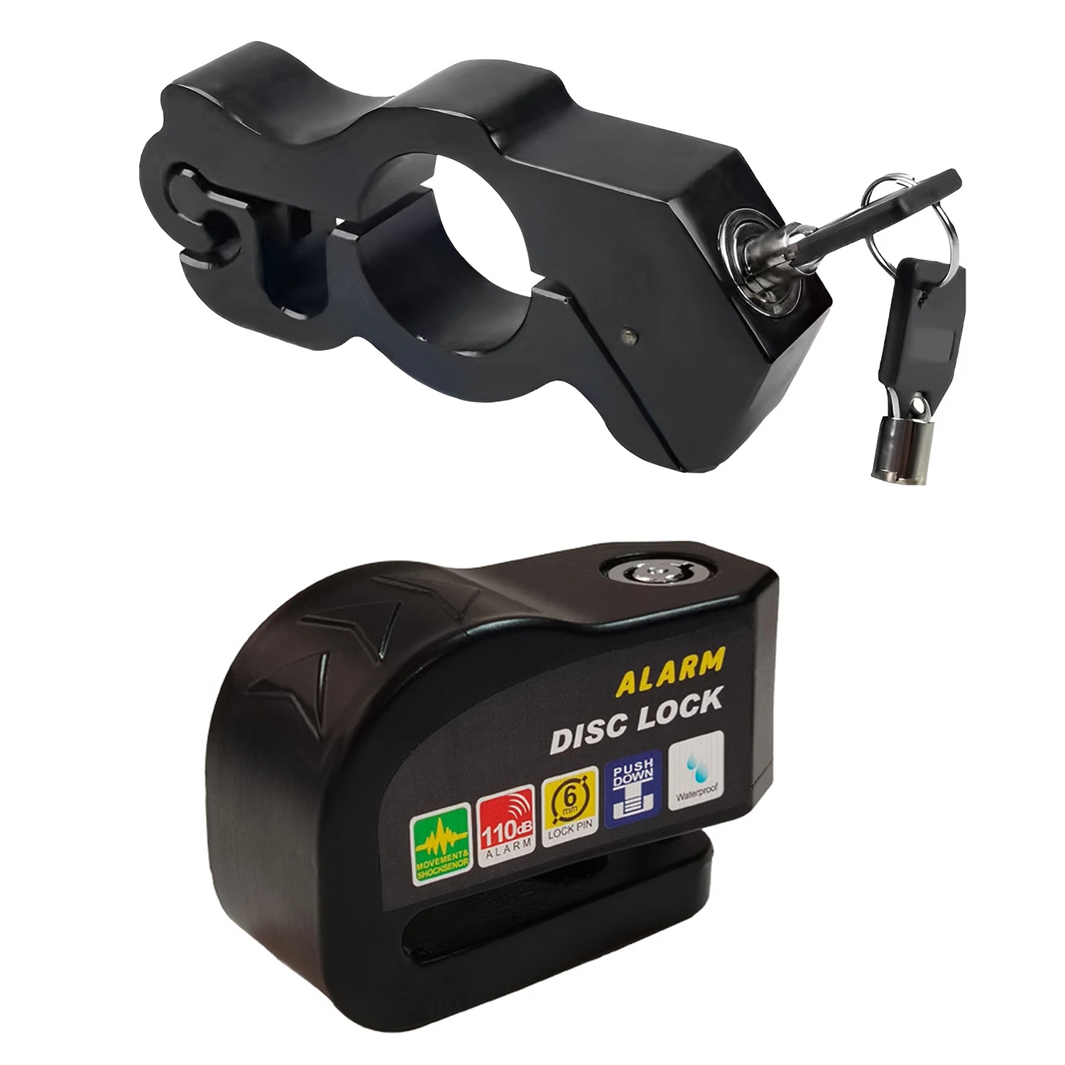 

Мотопилька Bloqueo Непроницаемый Freno Disco Candado, 110 децибелио, Carburo Cementado, Acero Inoxidable, 2 клая, 6