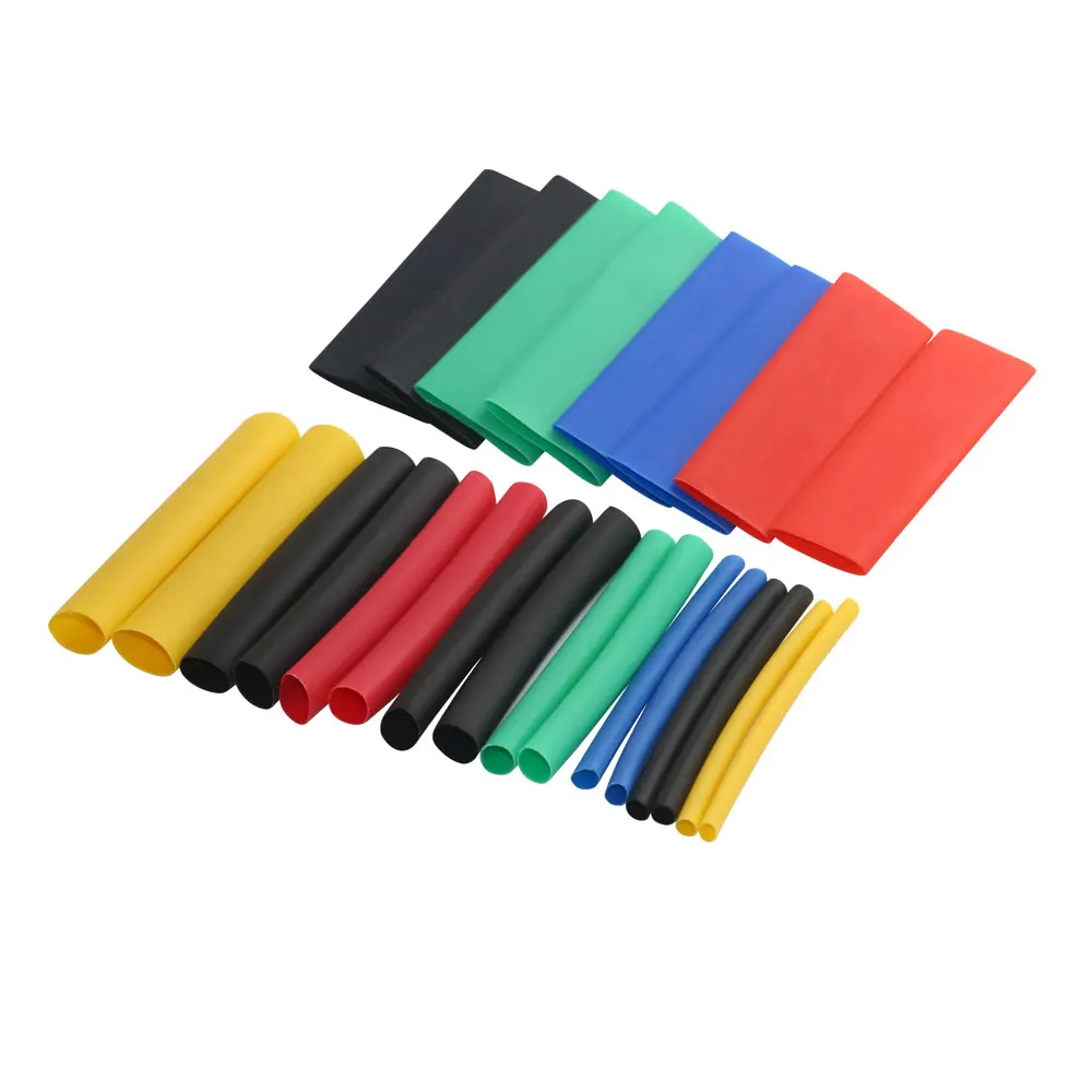 Комплект термоусадочных трубок Термостойкая трубка Обмотка термоусадочной проволоки Электрическое соединение Кабель Изоляционная защита с рукавами