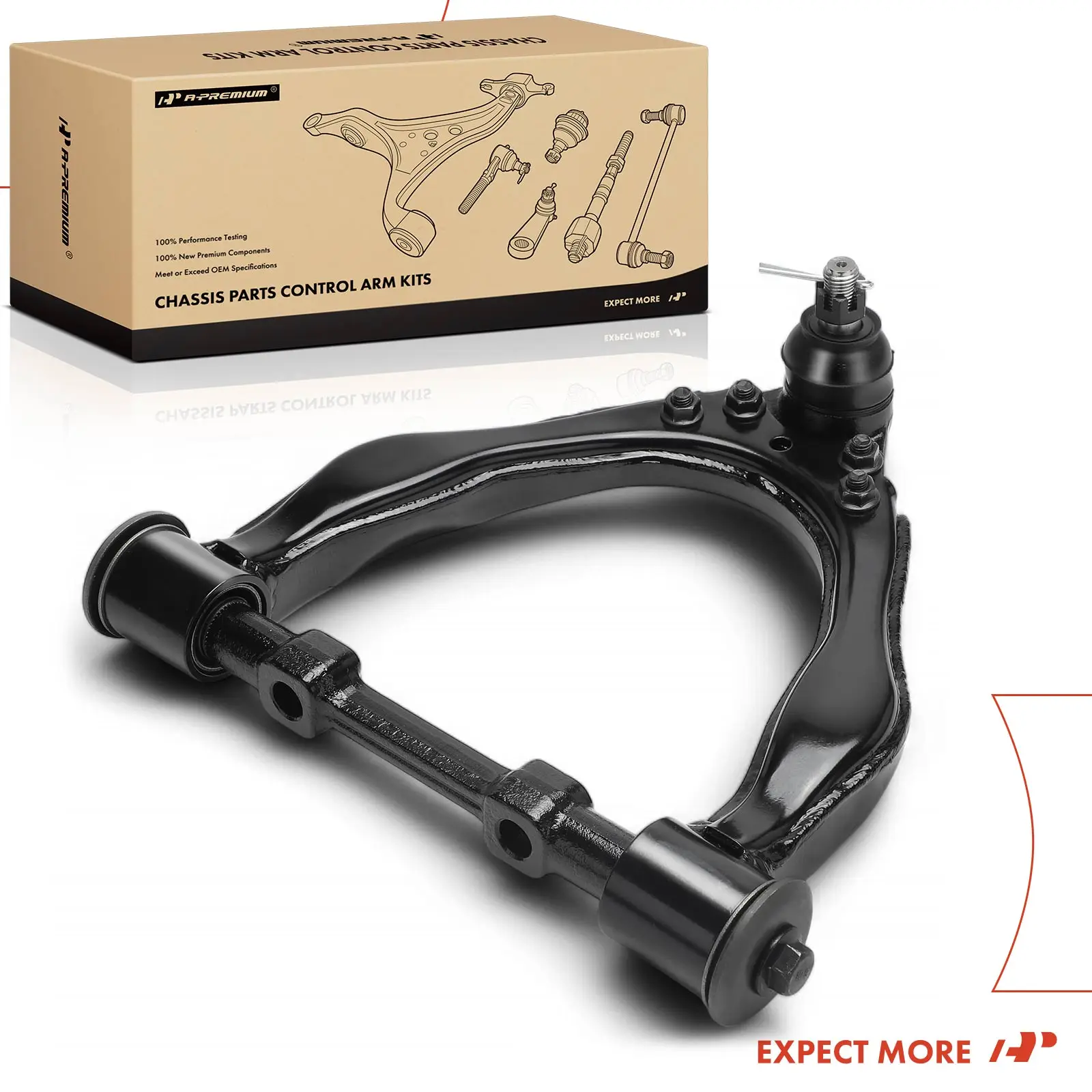 A-Premium Front Left Upper Control Arm and Ball Joint Assembly for Toyota Tacoma 1995-2004