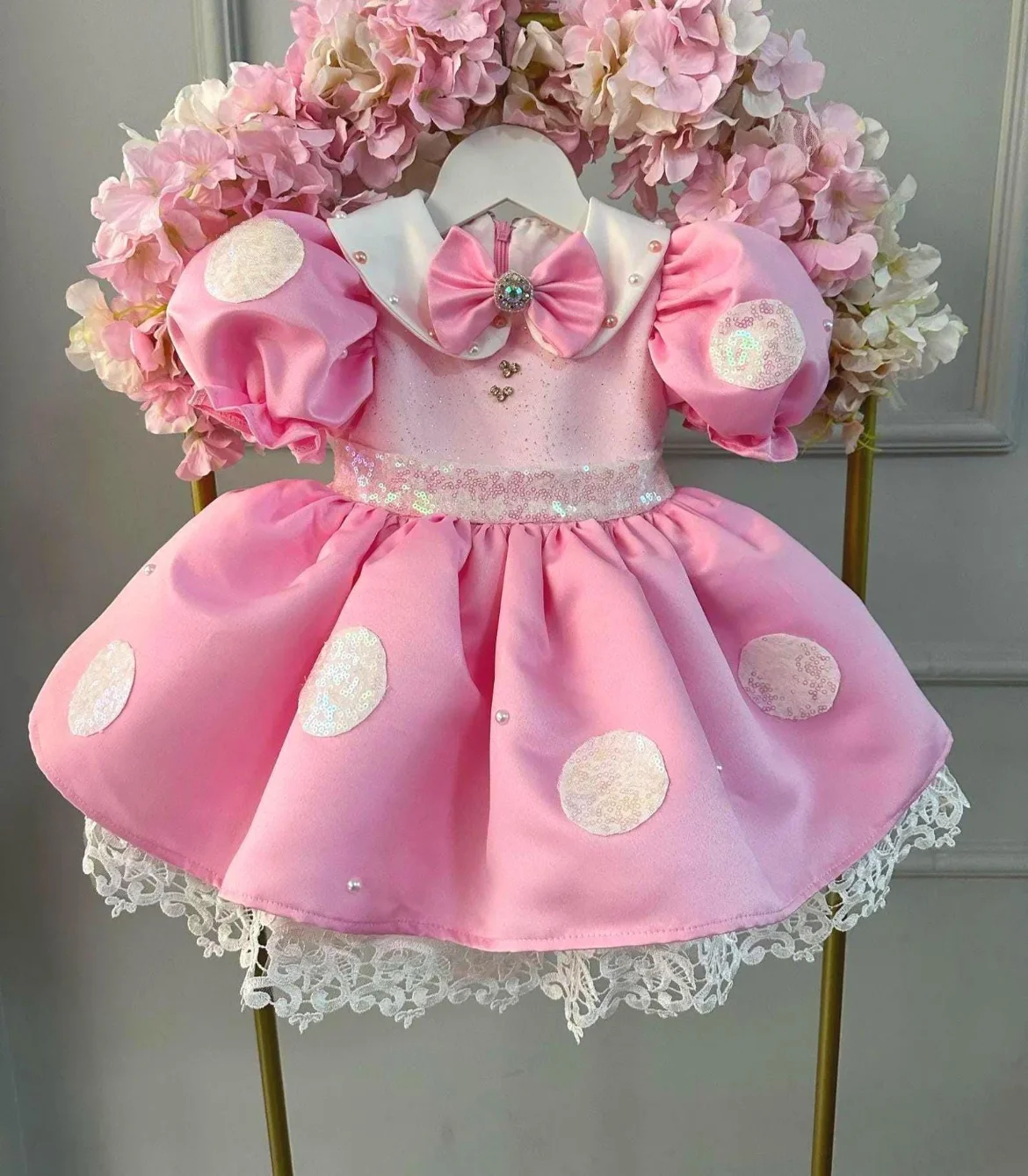 Photography Vintage - Robe de bal princesse vintage rose