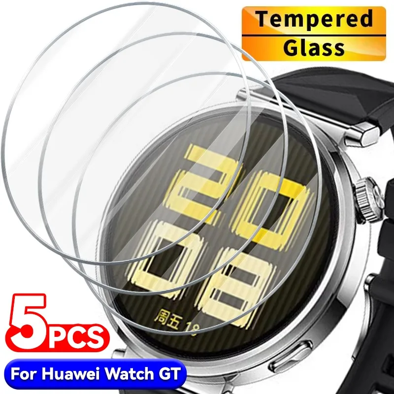 For Huawei Watch GT 5 4 Pro GT3 GT2 Screen Protector Hardness HD Clear Full Cover Anti Scratch Tempered Glass Film for GT Runner