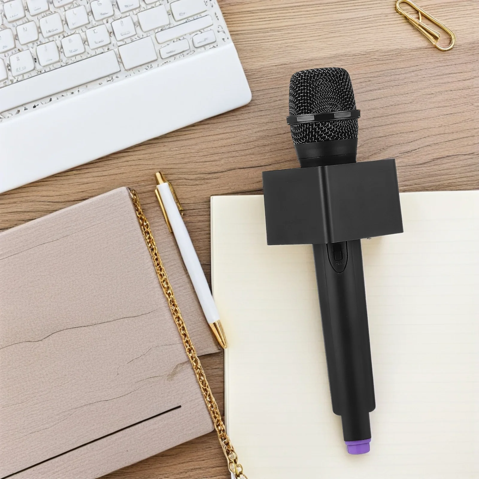 

Fake Microphone Plastic Prop for Kids Party School Stage Performance Pretend Play Microphone Pretend Play Reusable AntiFall
