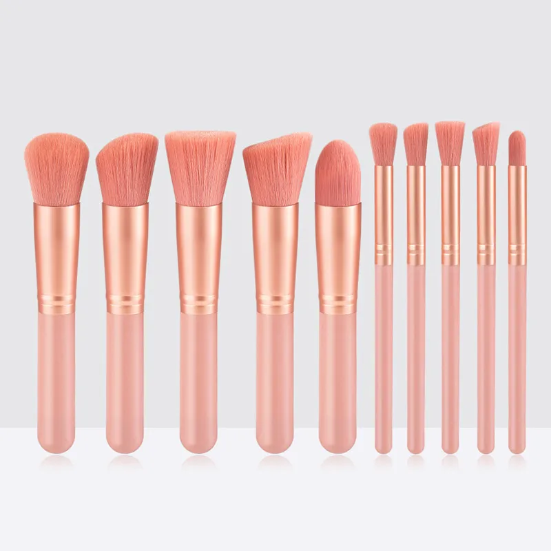 10 stuks make-up kwastenset Cosmetict make-up voor gezicht make-up gereedschap vrouwen schoonheid professionele foundation blush oogschaduw
