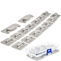 16 pcs/set Car Roof Sunshade Buckles Sun Block Clips Car Mesh Sunshade Skylight Sky Curtain Buckle For Tesla Model Y S X 3