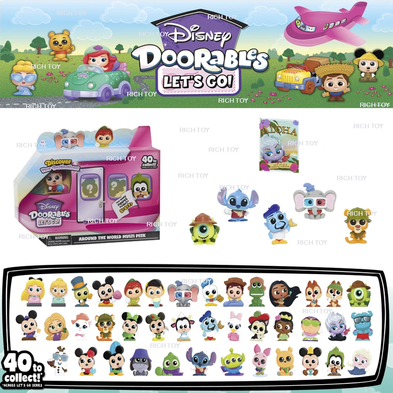 

Горячие игрушки Disney Doorables Let’s Go! Слепая коробка 40, чтобы собрать загадочную фигурку, коробка-сюрприз серии 1.