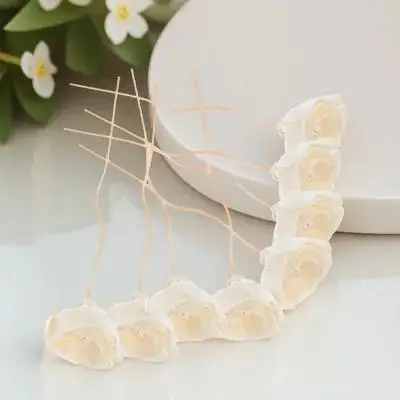 

8Pcs Beautiful Diffuser Flowers Aroma Diffuser Rattans for Continuous Natural Scent in Living Room Hallway Entryway Decor