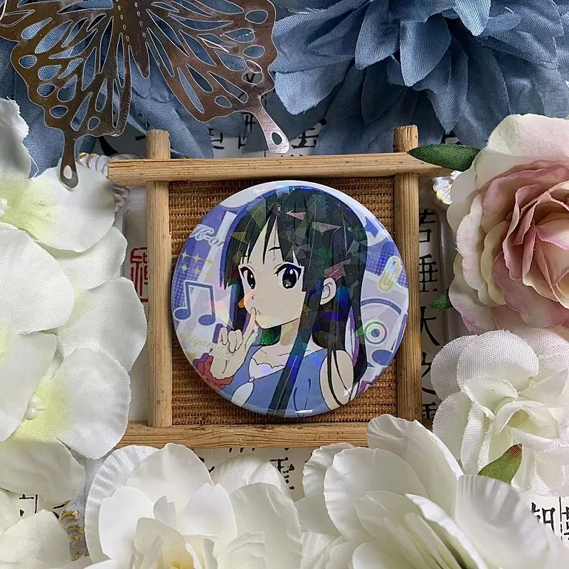 Hirasawa Yui Kotobuki Tsumugi Akiyama Mio Tainaka Ritsu Anime Badge Cartoon Cosplay Exquisite Cute Brooch Pins for Backpack Gift
