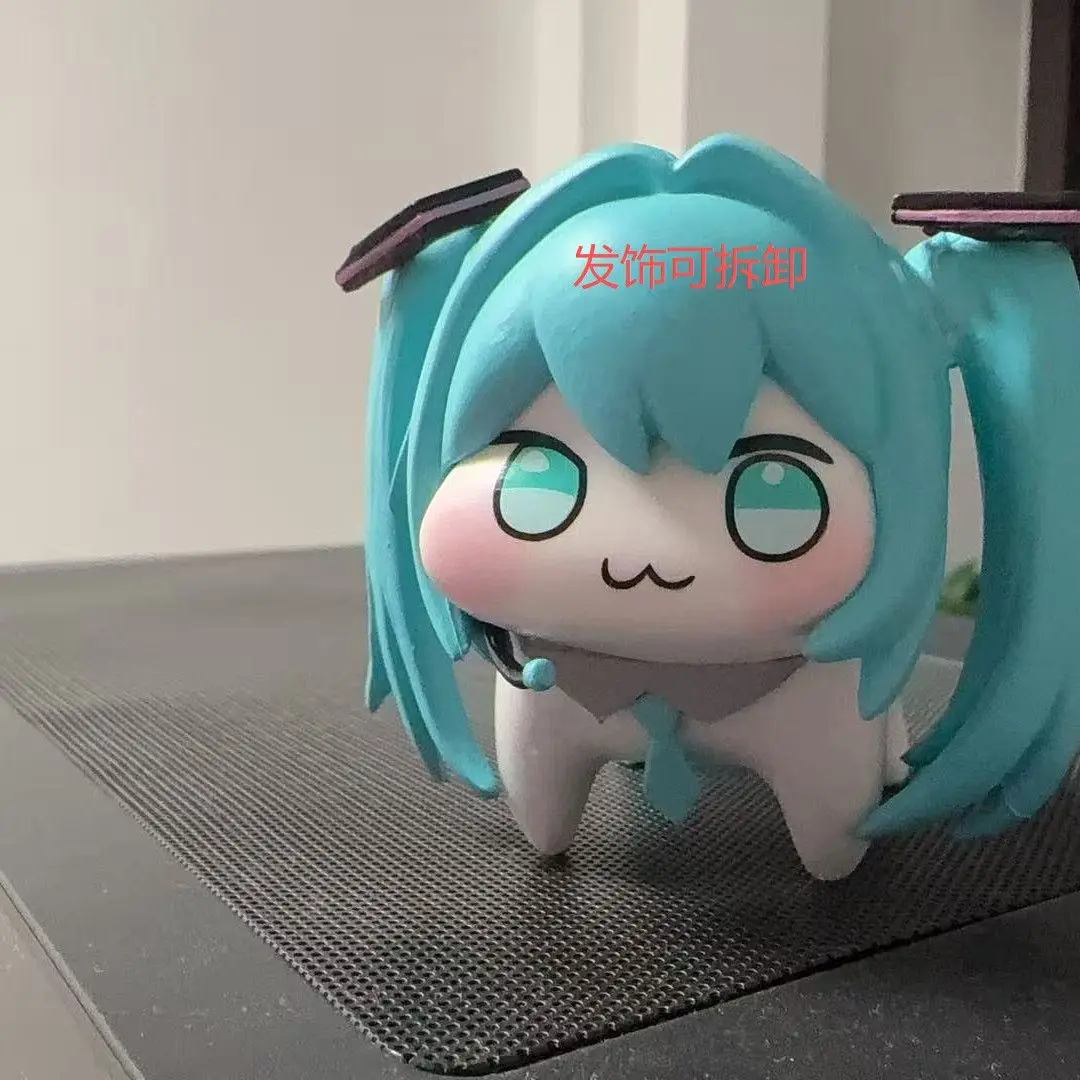 هاتسون ميكو دورو Q نسخة البلاستيكية عمل الشكل Kawaii أنيمي نموذج لطيف سطح المكتب الديكور تحصيل لعبة دمية هدية #5