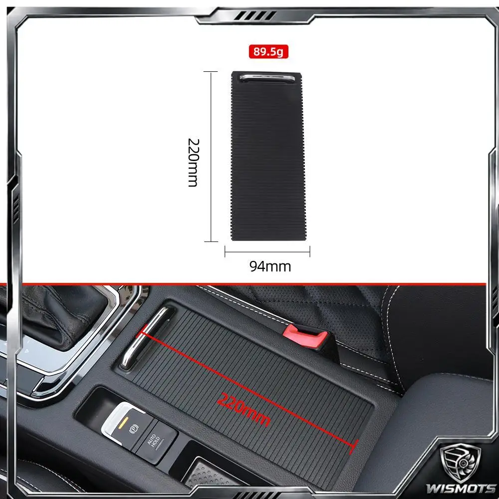 For Passat B8L Center Armrest Box Cover Plate For Volkswagen Cup Holder Pull Curtain Glove Storage box Sliding Push-pull cover