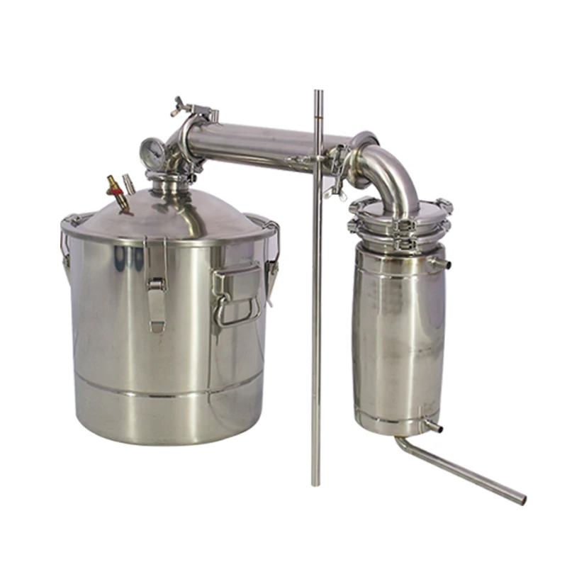 100L Home Brewing Machine Automatic Roast Liquor Steaming Equipment Multi-functional Still Stainless Steel Private Wine-press