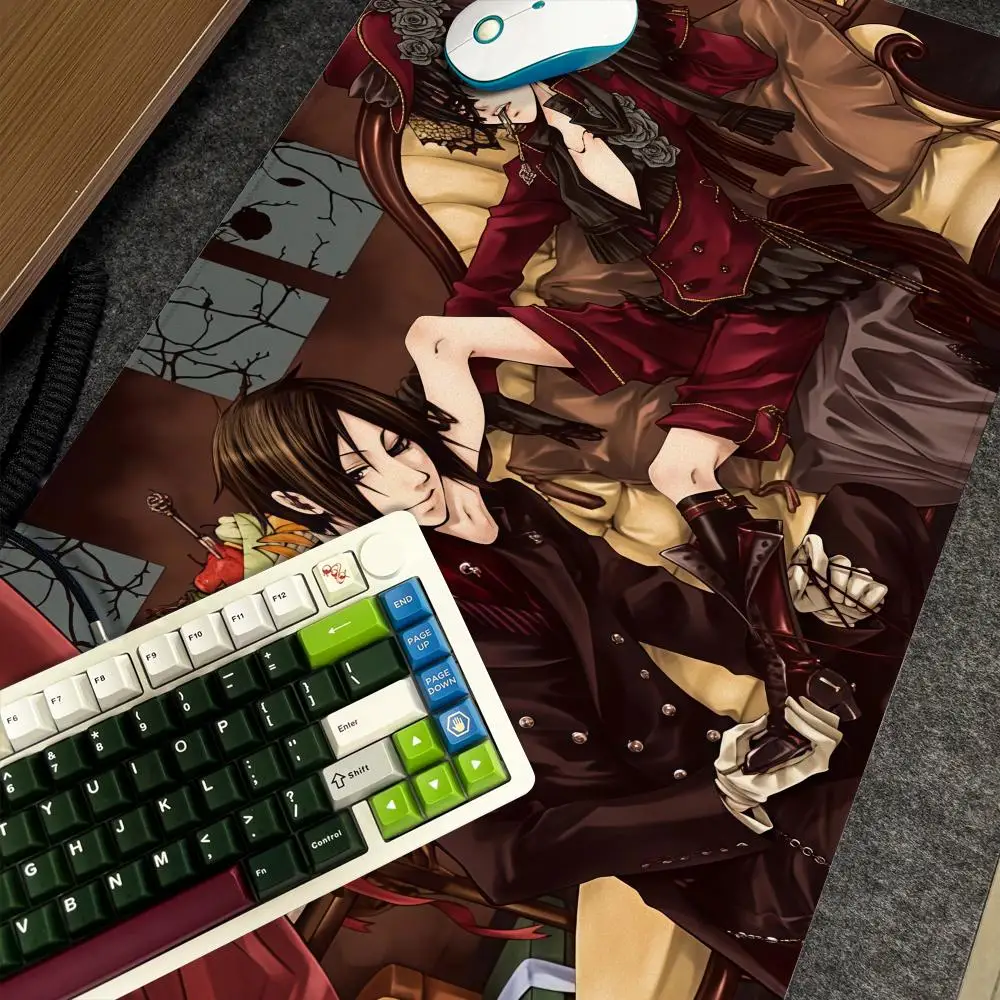 

B-Black B-Butler Mouse Pad Xxl Computer Large Size Non-slip Gamer Keyboard 90x40cm Art Design HD Deskmat