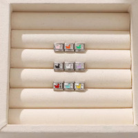 Fashion Cartoon Cute Ducks 9 Color Italian Charm Links Fit 9mm Stainless Steel Bracelet Men Women DIY Jewelry Making Gifts