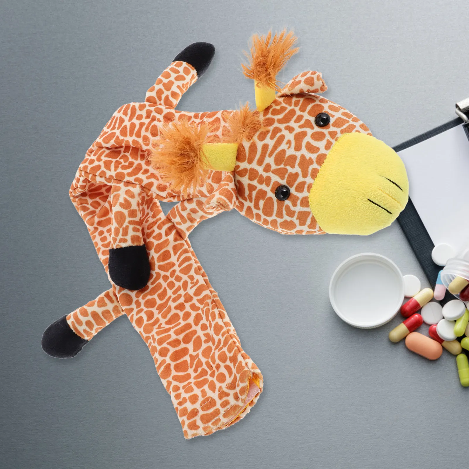 Giraffe Print Stethoscope Sleeve Cover Neck Wrapper Pediatric Stethoscope Accessories Nurse Decoration 60Cm
