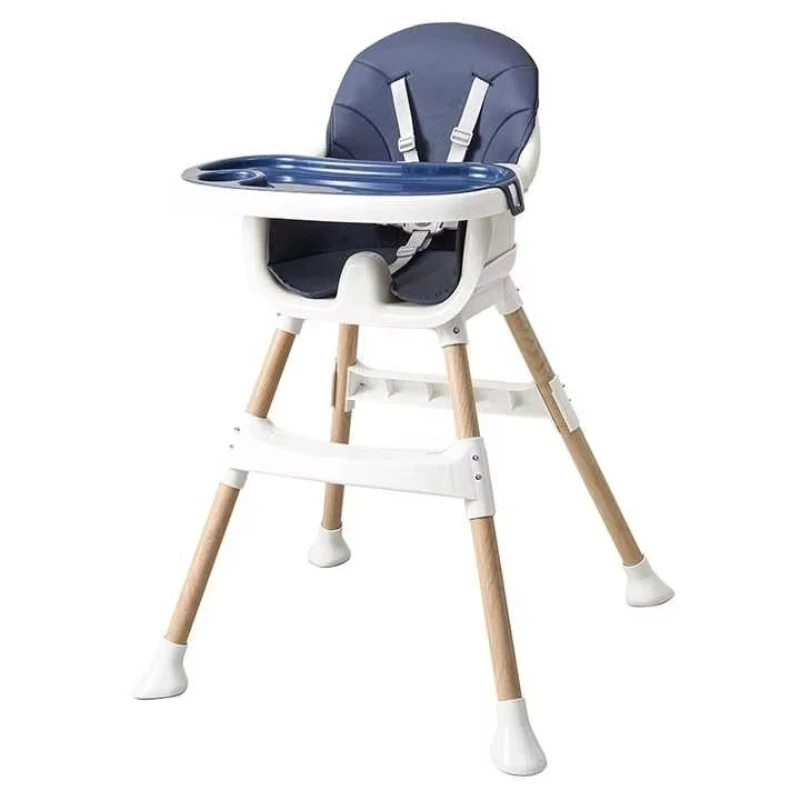 

Portable Baby High Dining Chair 4 in 1 Baby Child Feeding Chair Adjustable Baby High Chair