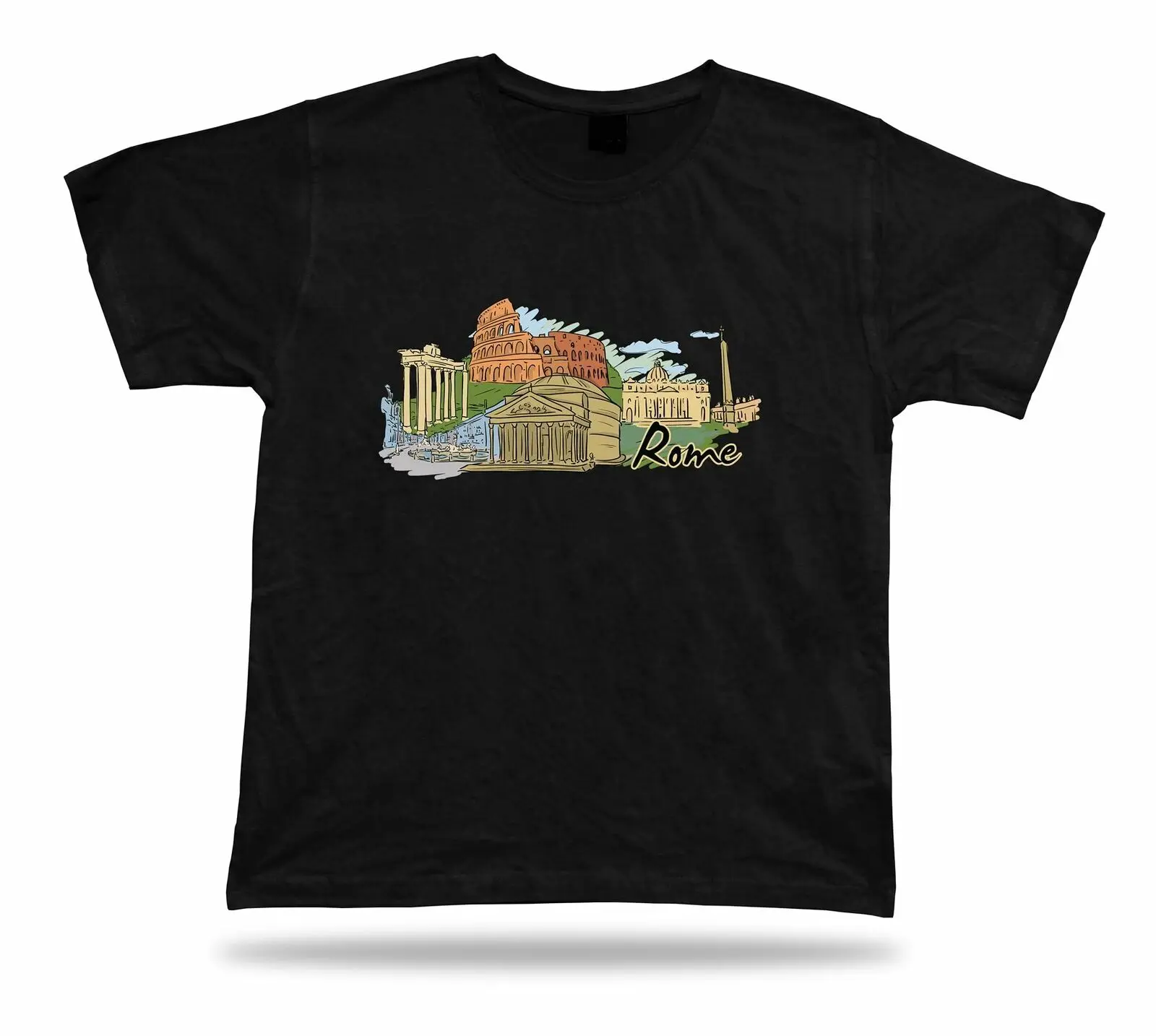 rome Colosseum Roman Forum St Peter Basilica Pantheon Piazza Venezia tshirt gift