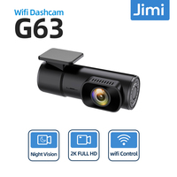 Jimi G63 2K Dash Cam With 2CH Cameras Built-In 5.8Ghz WiFi Support 24H Parking Mode IR Night Vision Car Camera Recorder Free APP