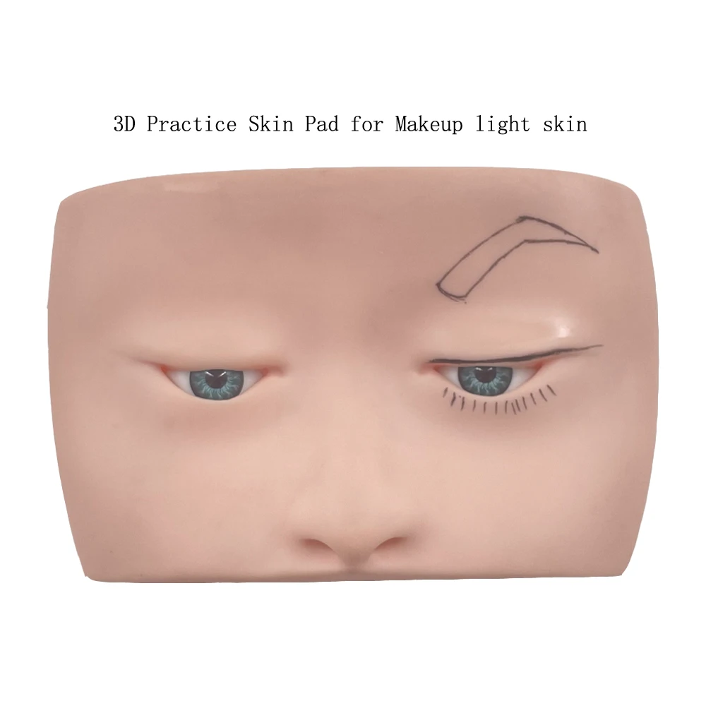 Newest 3D Eyebrow Practice Skin Pad for Makeup Artists 3 Colors