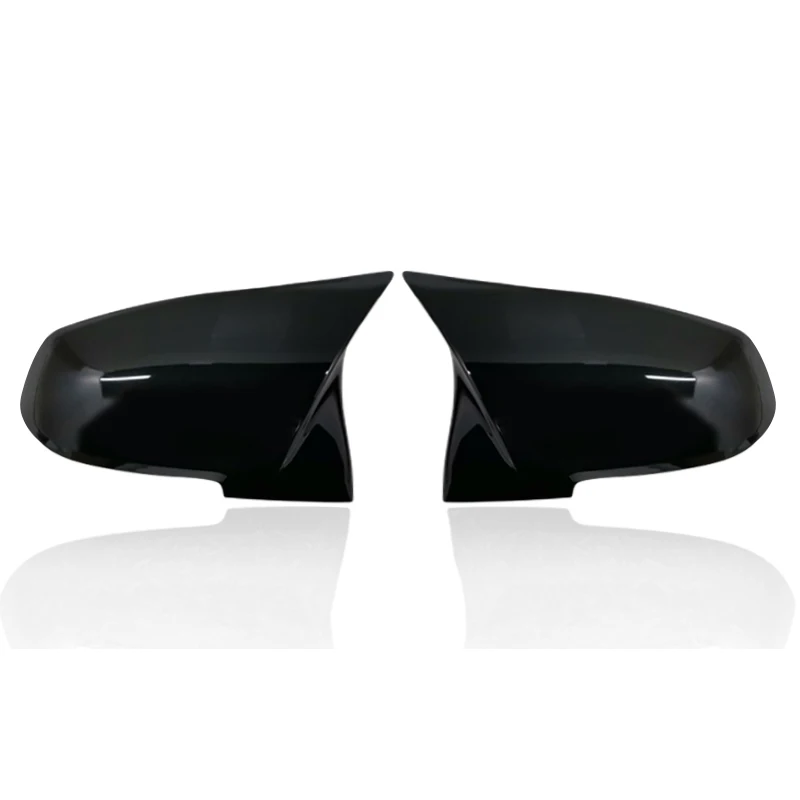 2 peças tampa do espelho retrovisor carbono preto para bmw série 1 2 3 4 xm 220i 328i 420i f20 f21 f22 f23 f30 f32 f33 f36 x1