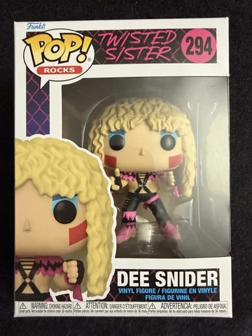 Rocks - Twisted Sister Dee Snider #294 Figure Funko Pop Official Genuine Limited Edition Vinyl Model Toys Collect Dolls Fan Gift