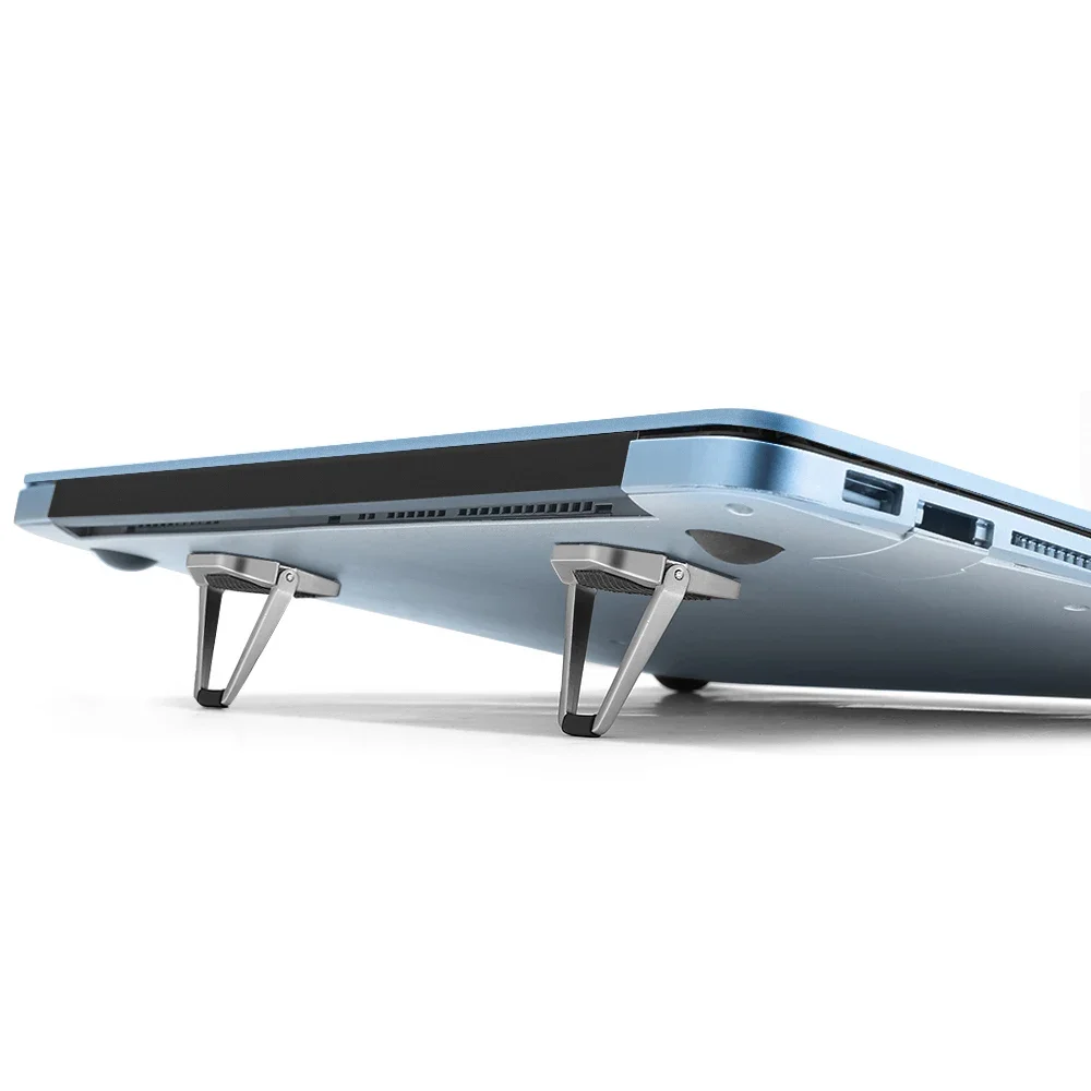 Faltbare Metall Laptop Ständer Universal Nicht-slip Halterung Unterstützung für Macbook Pro Air Lenovo Notebook Laptops Halterung Füße