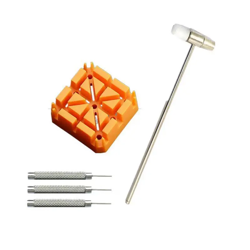 Watch Repair Tool Set Watch Link Band Slit Strap Bracelet Chain Pin Remover Adjuster Tool Kit for Professional Watchmak image 4