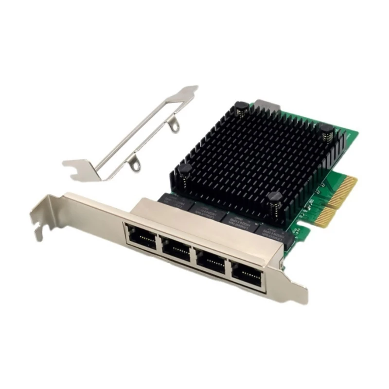 

PCI-E X4 2.5Gbps Gigabit Network Card RTL8125B 4-Port Ethernet Network Card Desktop Server Network Adapter Connnector