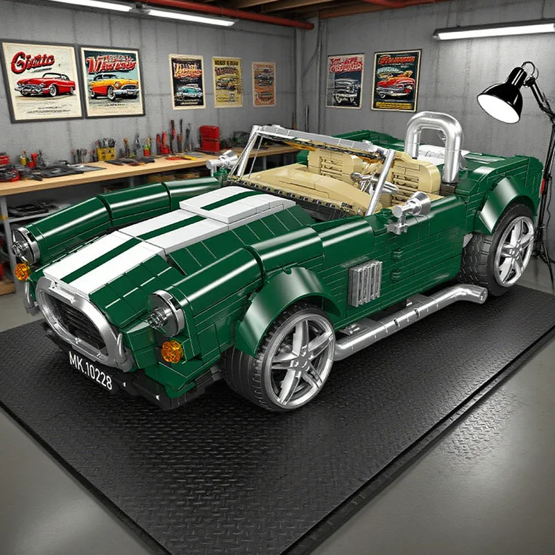 

MOC AC Cobra строительные блоки наборы 1198 шт. Mold King техническая модель автомобиля конструктор игрушки для взрослых детей подарки на Хэллоуин