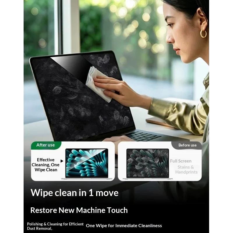 Quick Dry Screen Cleaner Kit Suitable For OLED Monitors Laptops Smartphones LCD TV Cameras Lenses Microfiber Cleaning Cloth - view 2