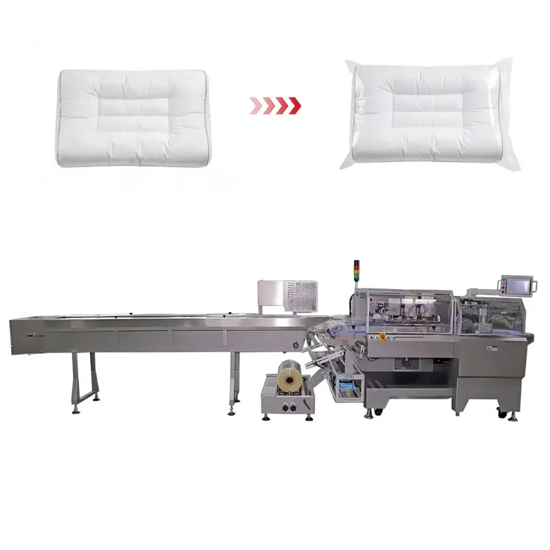 Fully Automatic Servo Wrapping Vacuum Punching Packing Machine 50 Bags/Min Food Grade Custom