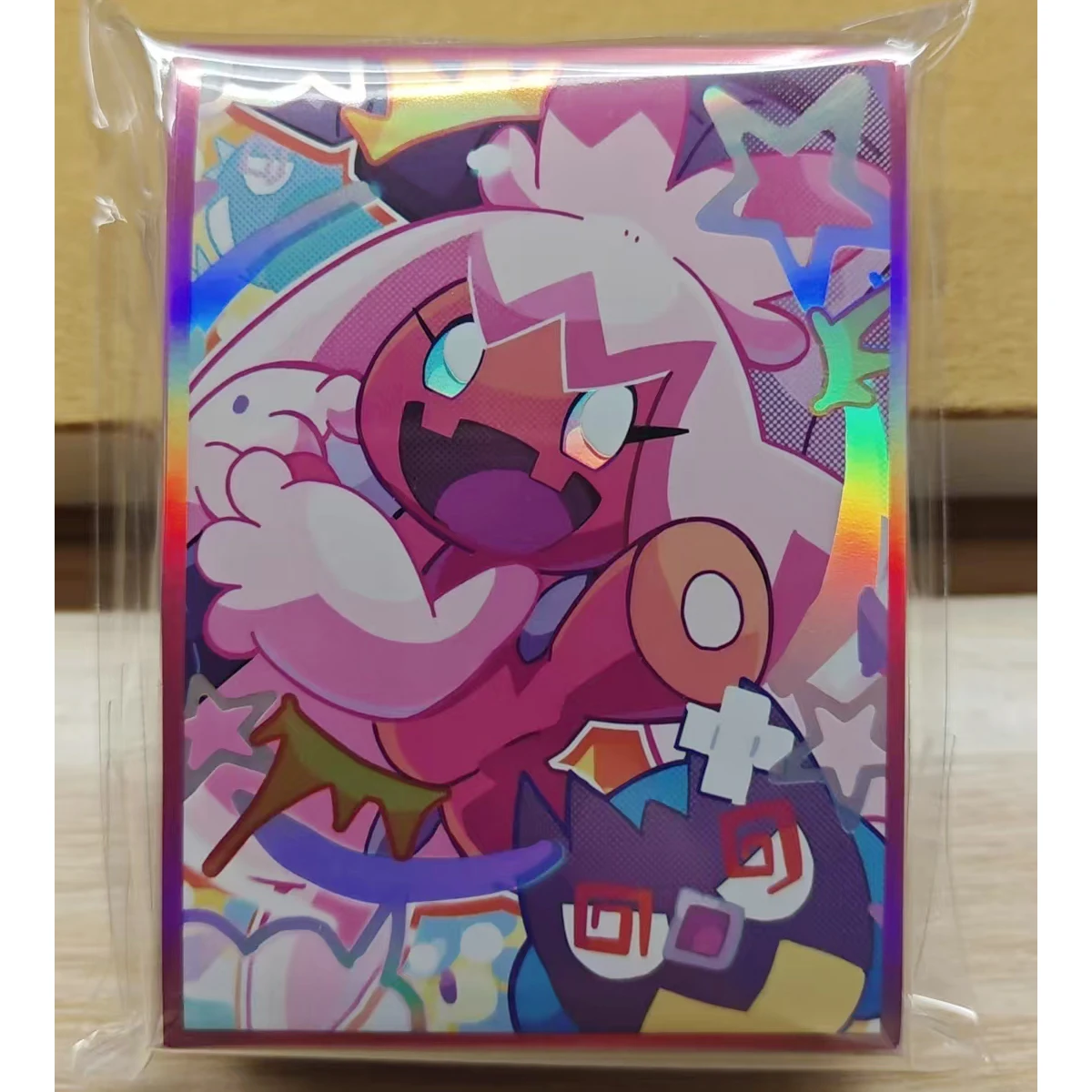 

64Pcs/set 66X91Mm Diy Ptcg Tinkaton Ogerpon Card Sleeve Ws Opcg Ptcg Color Flash Card Protection Cover Anime Card Gift Toys