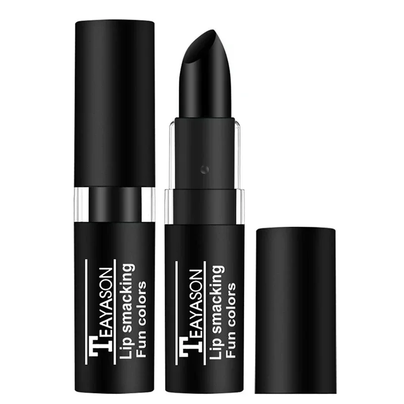 Rossetto opaco a lunga durata Impermeabile Nero Verde Bianco Lucidalabbra Tinta labbra Natale Halloween Party Body Paint Trucco