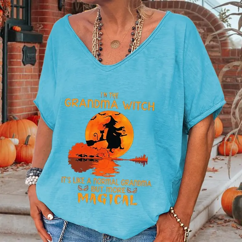 Sono la nonna strega stampata t-shirt